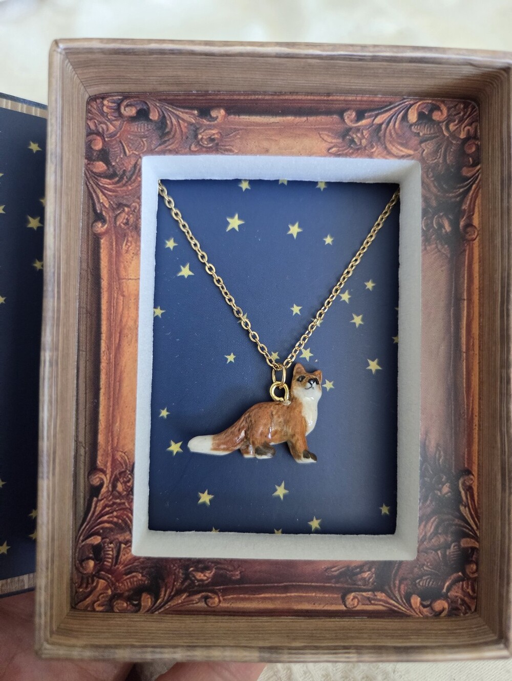 Camp Hollow Red Fox Necklace